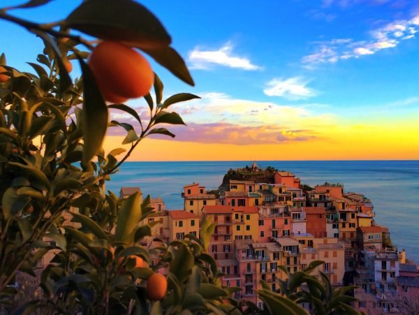 Sunset in Cinque Terre, Italy