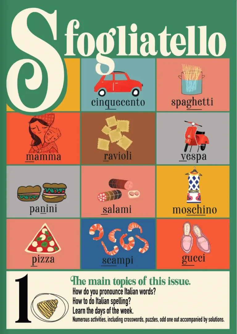 Sfogliatello 1 free flipbook to learn italian